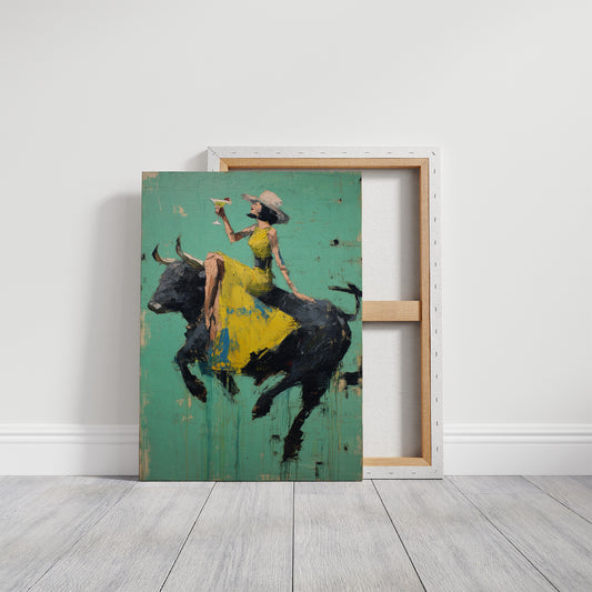 Champagne Ride in Turquoise
