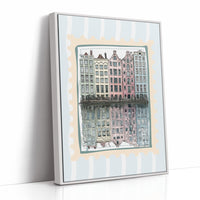 Amsterdam Gables, Stamped in Pastel