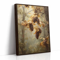 Autumn Secrets Among Pine Branches