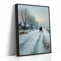 Carriage on the Frozen Road