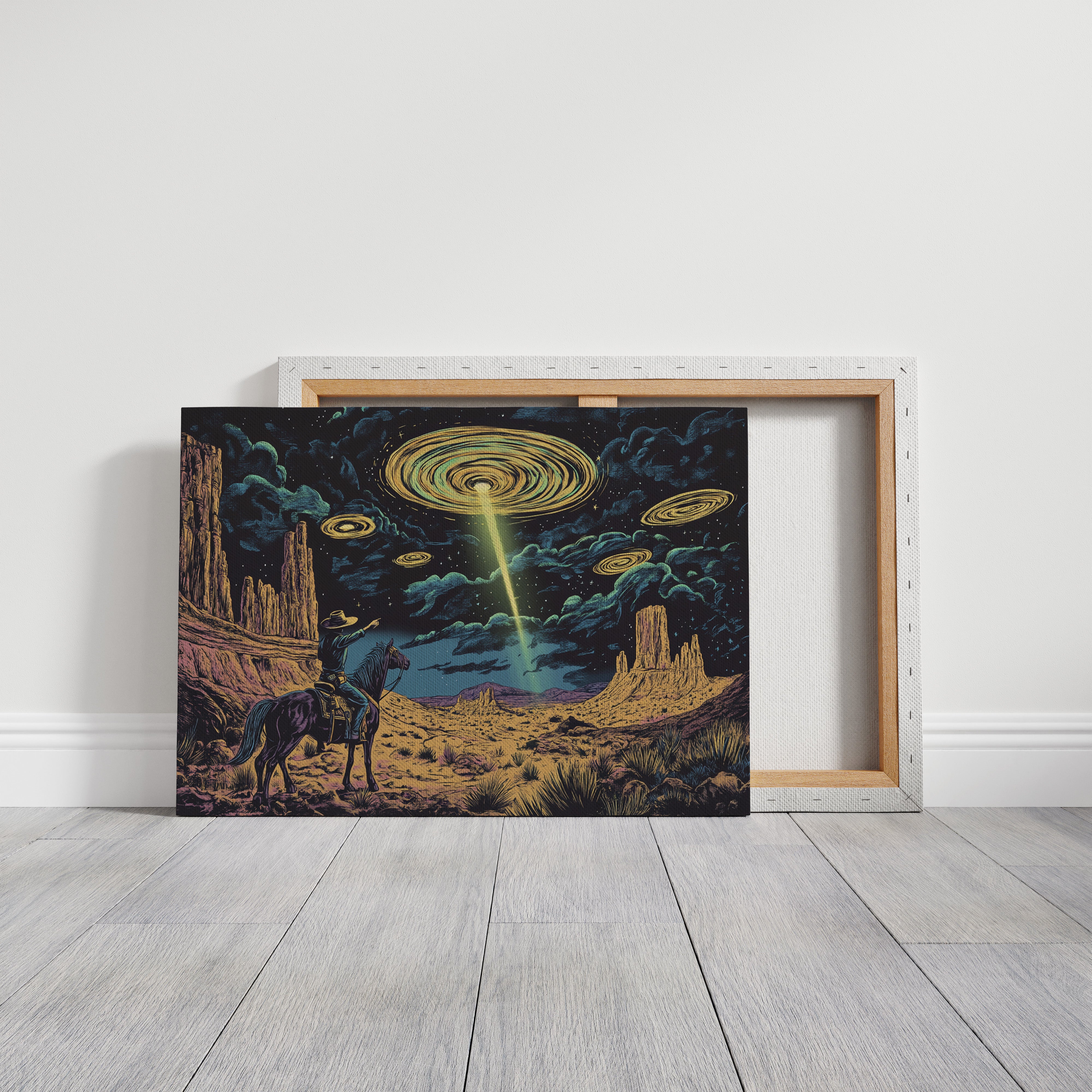 The Arrival Over Monument Valley