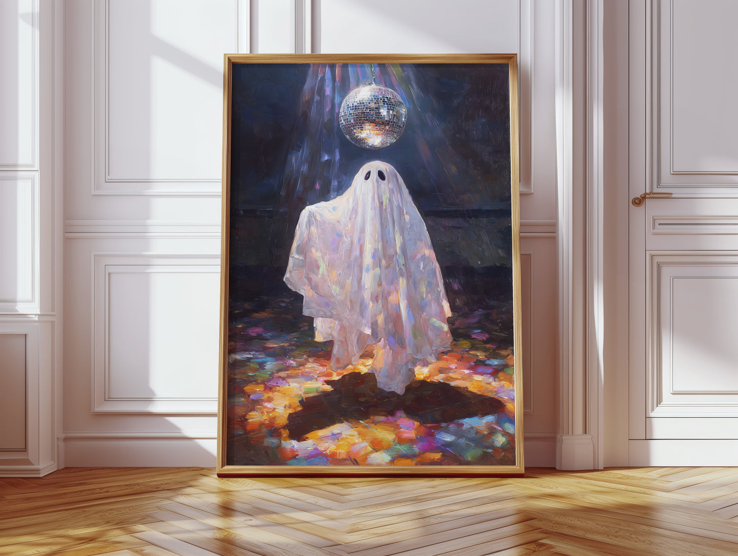 Spectral Dance Beneath Glittering Light