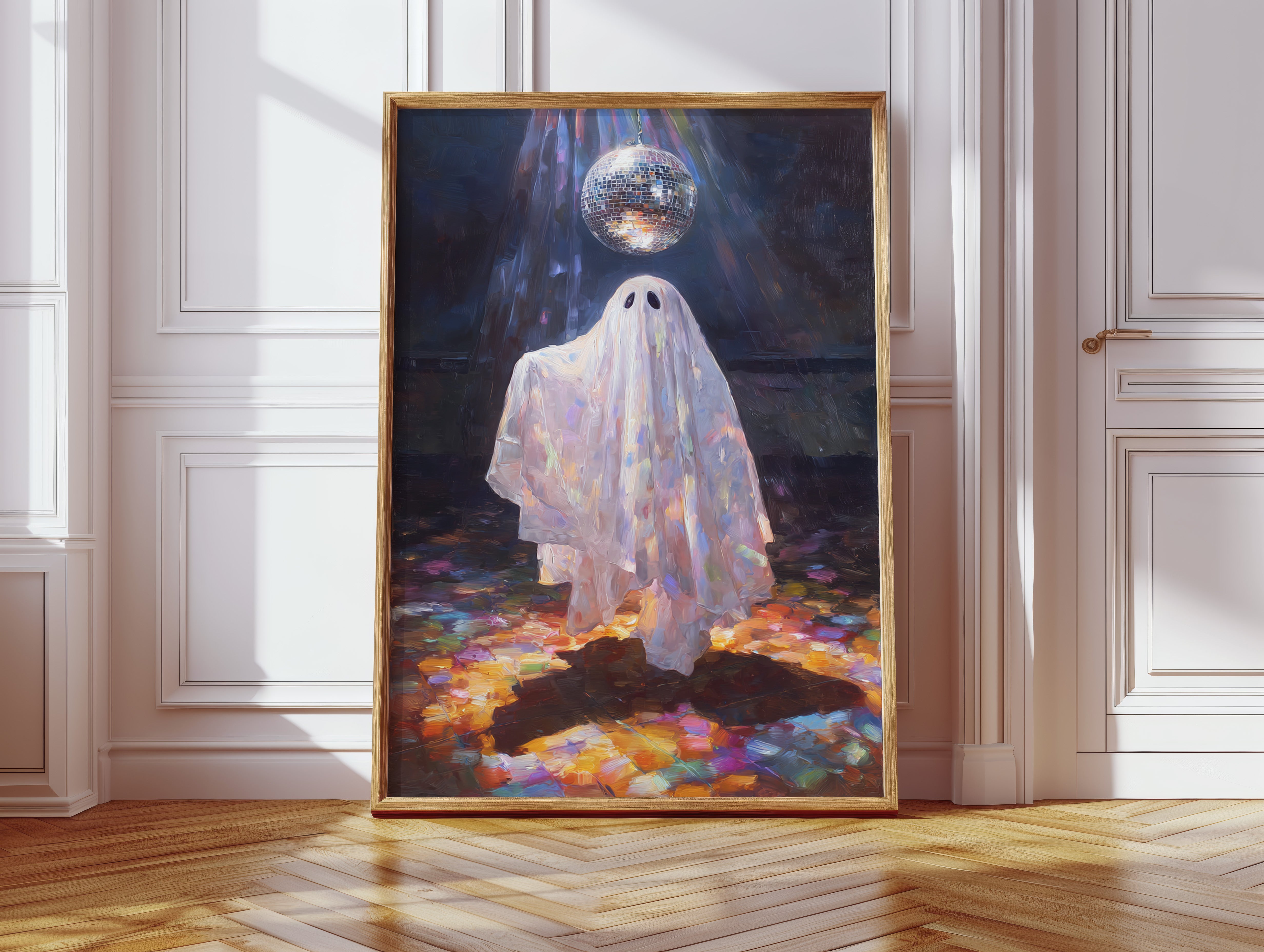 Spectral Dance Beneath Glittering Light