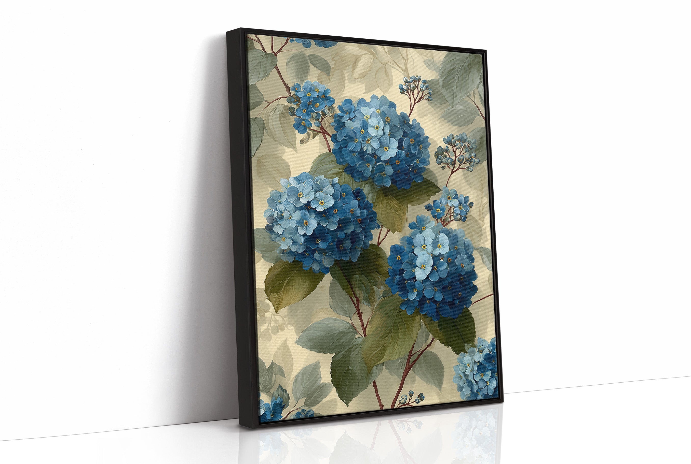 Hydrangeas in Full Bloom