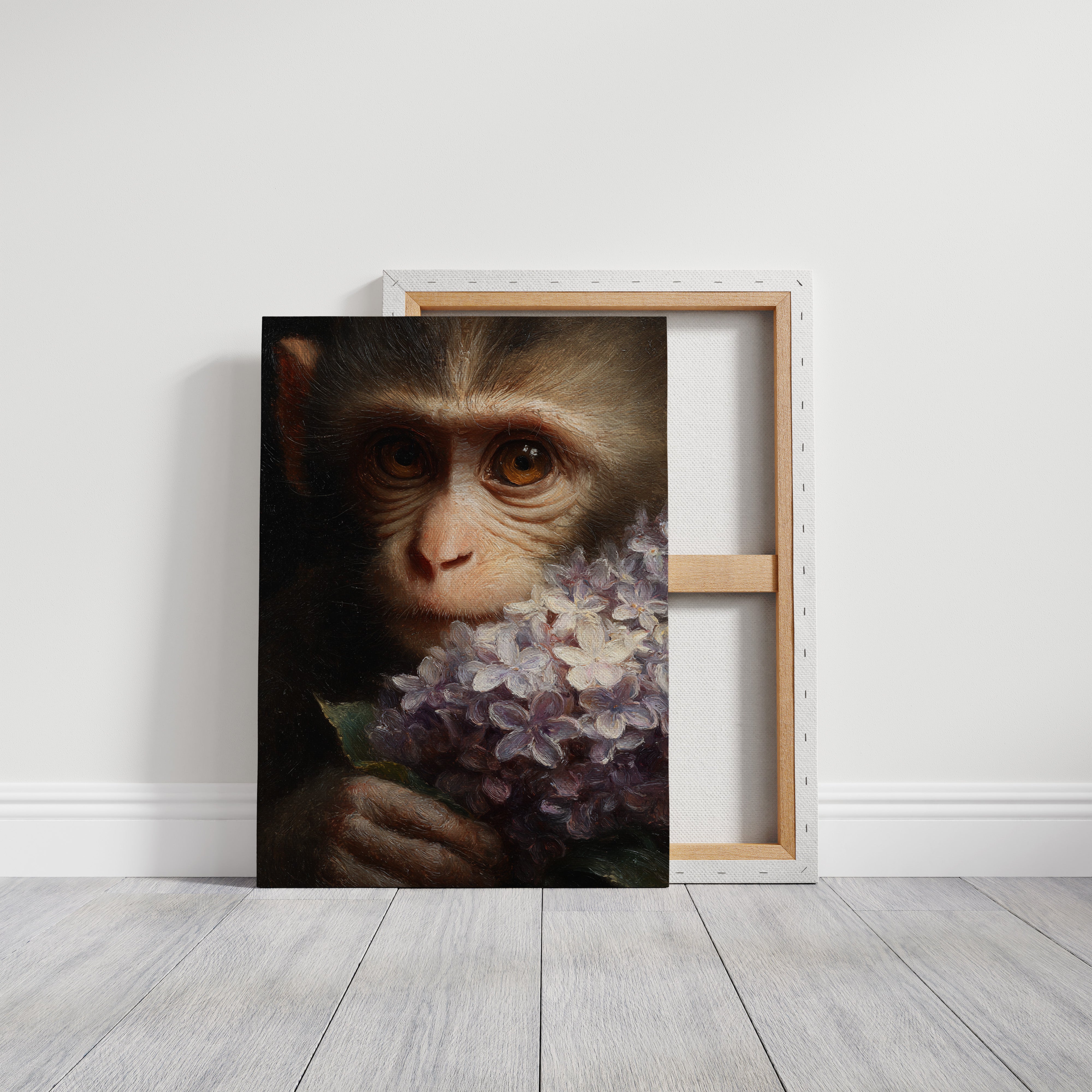 Innocence Cradled By Blooms