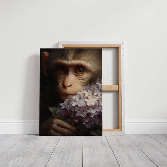 Innocence Cradled By Blooms