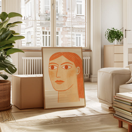 Coral Lines Draw Modern Grace