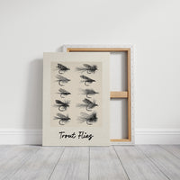 Trout Flies, Ten on the Page