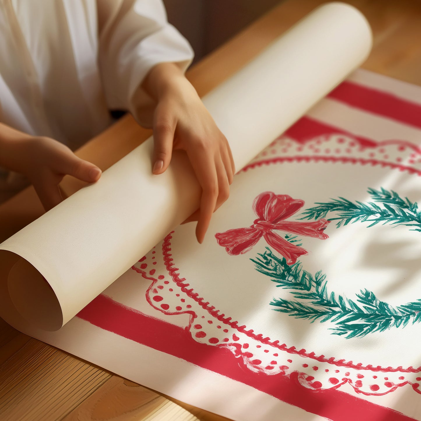 Peppermint Wreaths And Christmas Dreams
