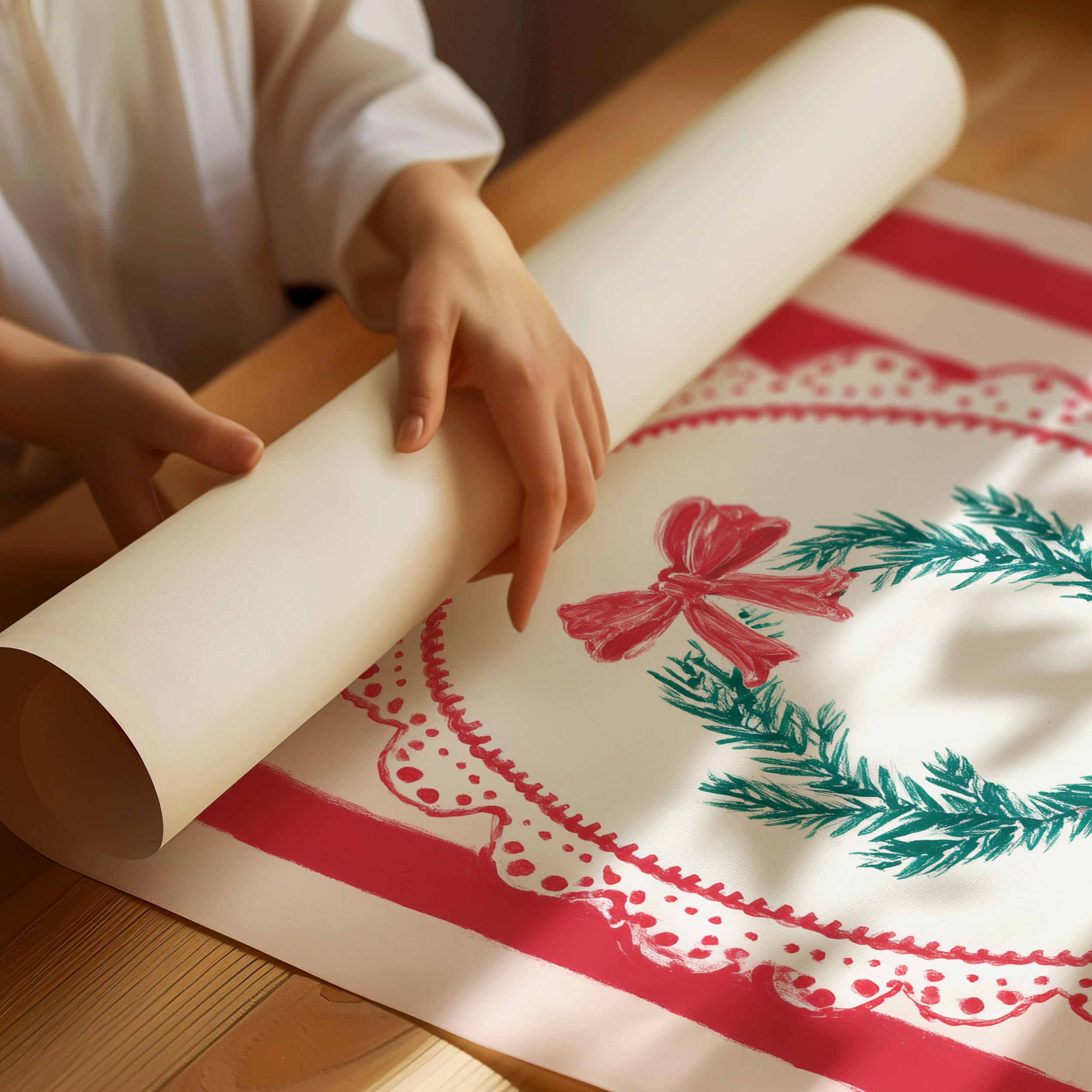Peppermint Wreaths And Christmas Dreams