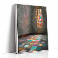 Stained Light Paints Sacred Floors