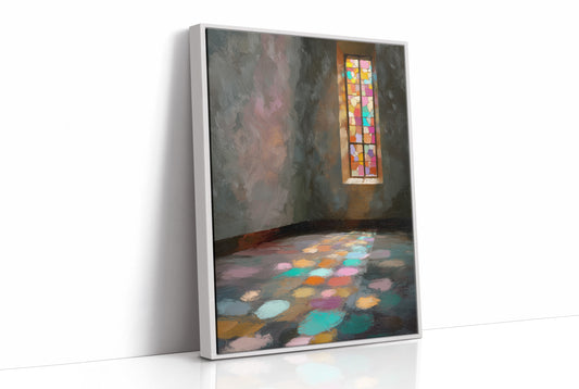 Stained Light Paints Sacred Floors
