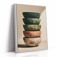 Stacked Stoneware: Earth to Moss