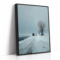 Alone on the Winter Plain