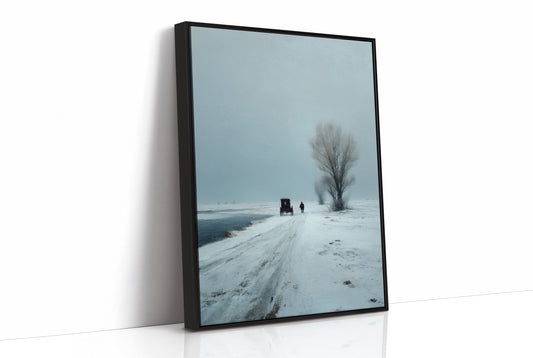 Alone on the Winter Plain
