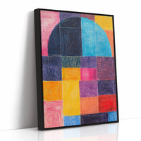 Colors Dance Through City Windows