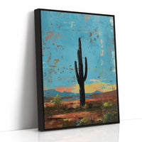 Dusk Settles On The Desert