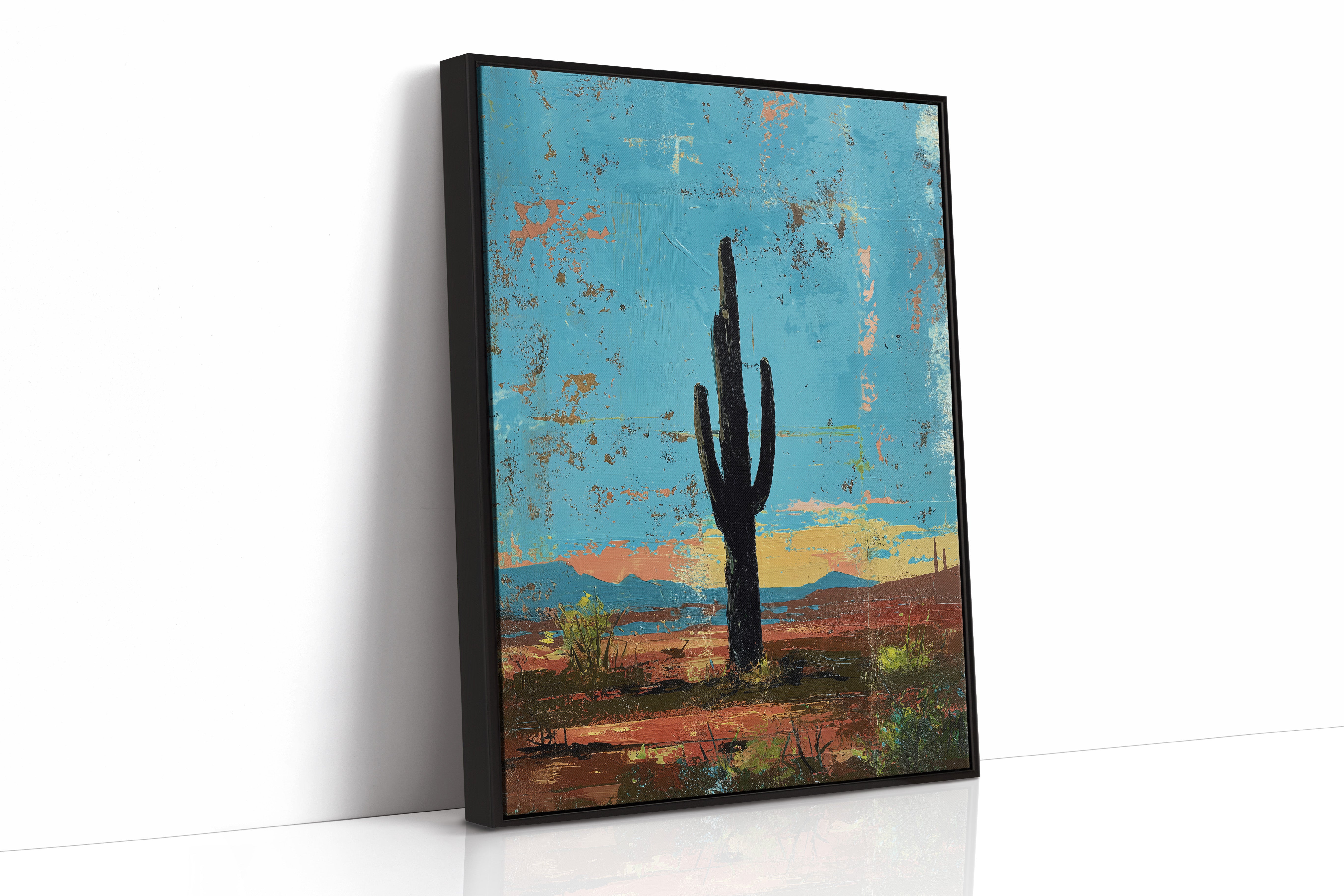 Dusk Settles On The Desert