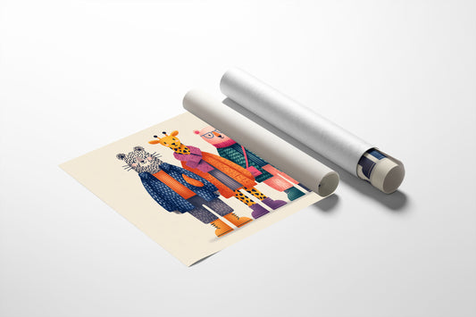 Friends in Their Sunday Coats