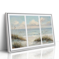Where the Dunes Meet the Sea Triptych