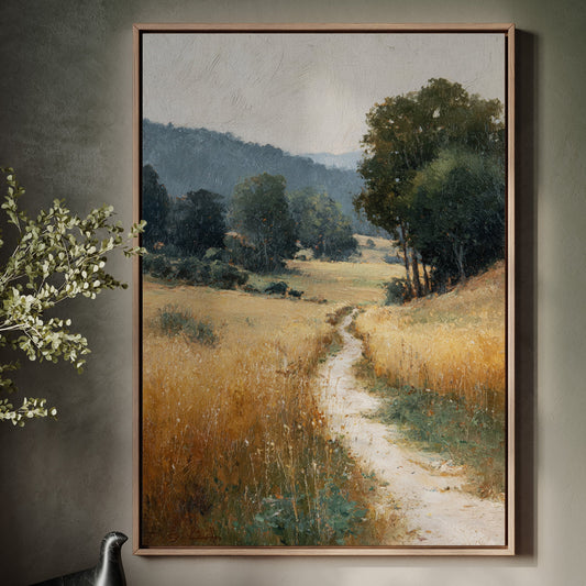 Pathway Through Golden Fields
