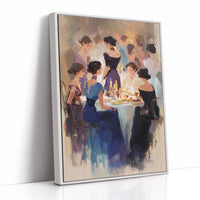 Candlelight Conversations In Evening Gowns