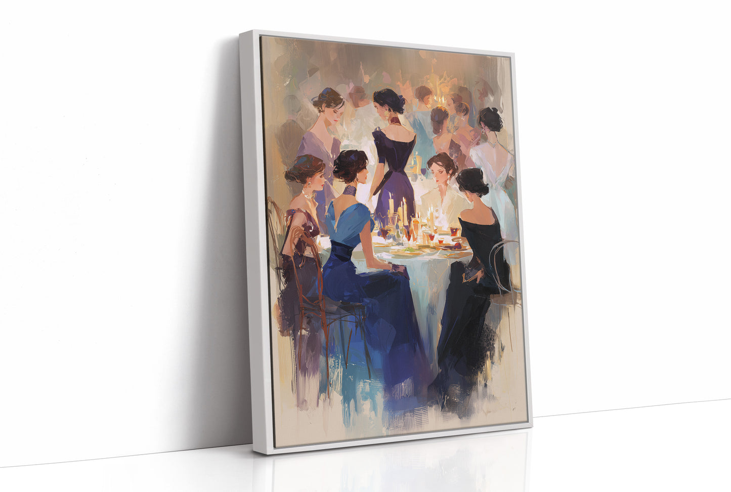 Candlelight Conversations In Evening Gowns