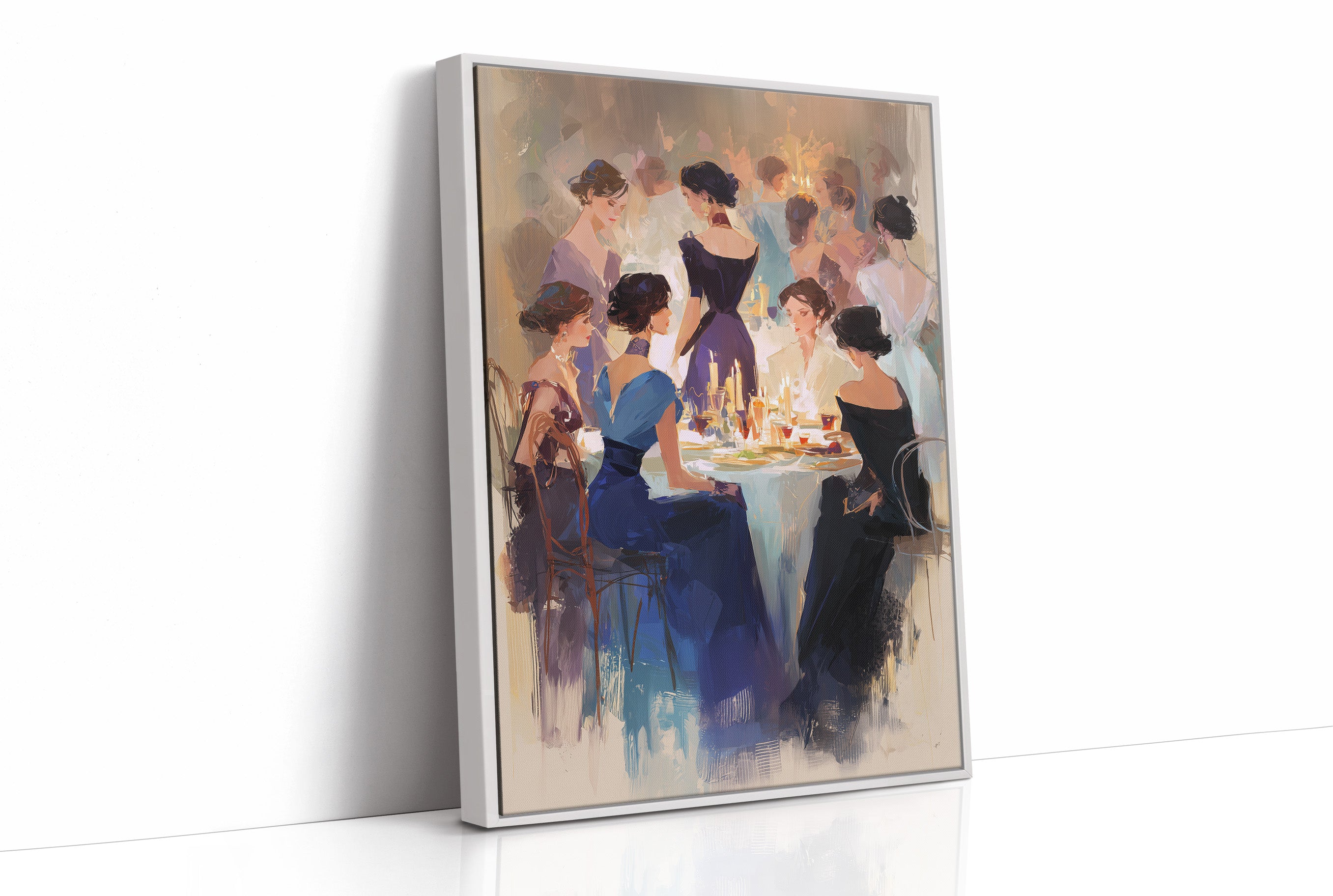 Candlelight Conversations In Evening Gowns