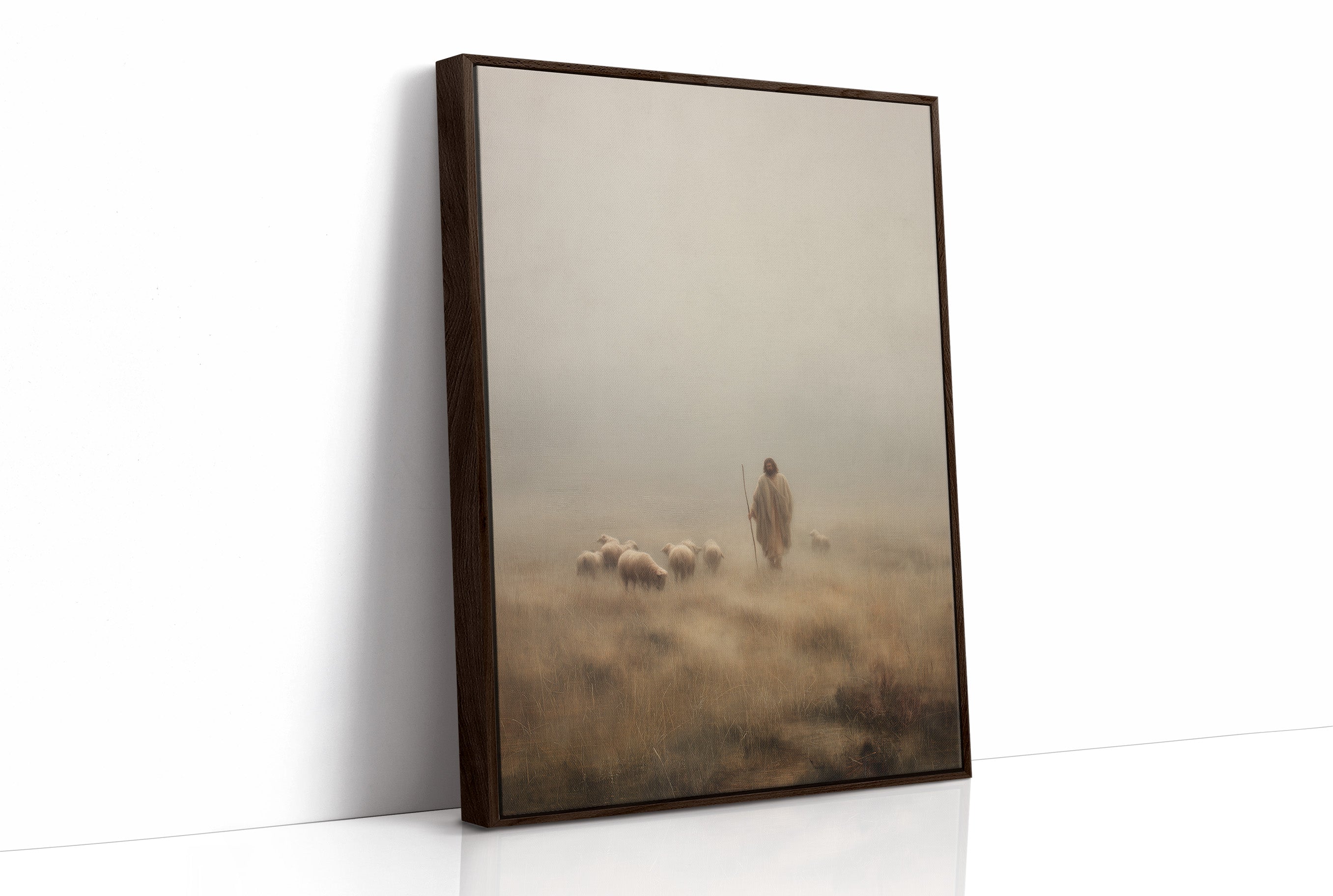 Shepherd's Whisper Through Morning Mist