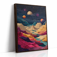 Celestial Peaks Dance With Planets
