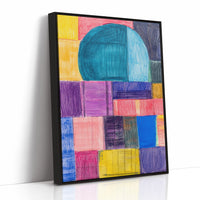 Moonrise Over Color Block City