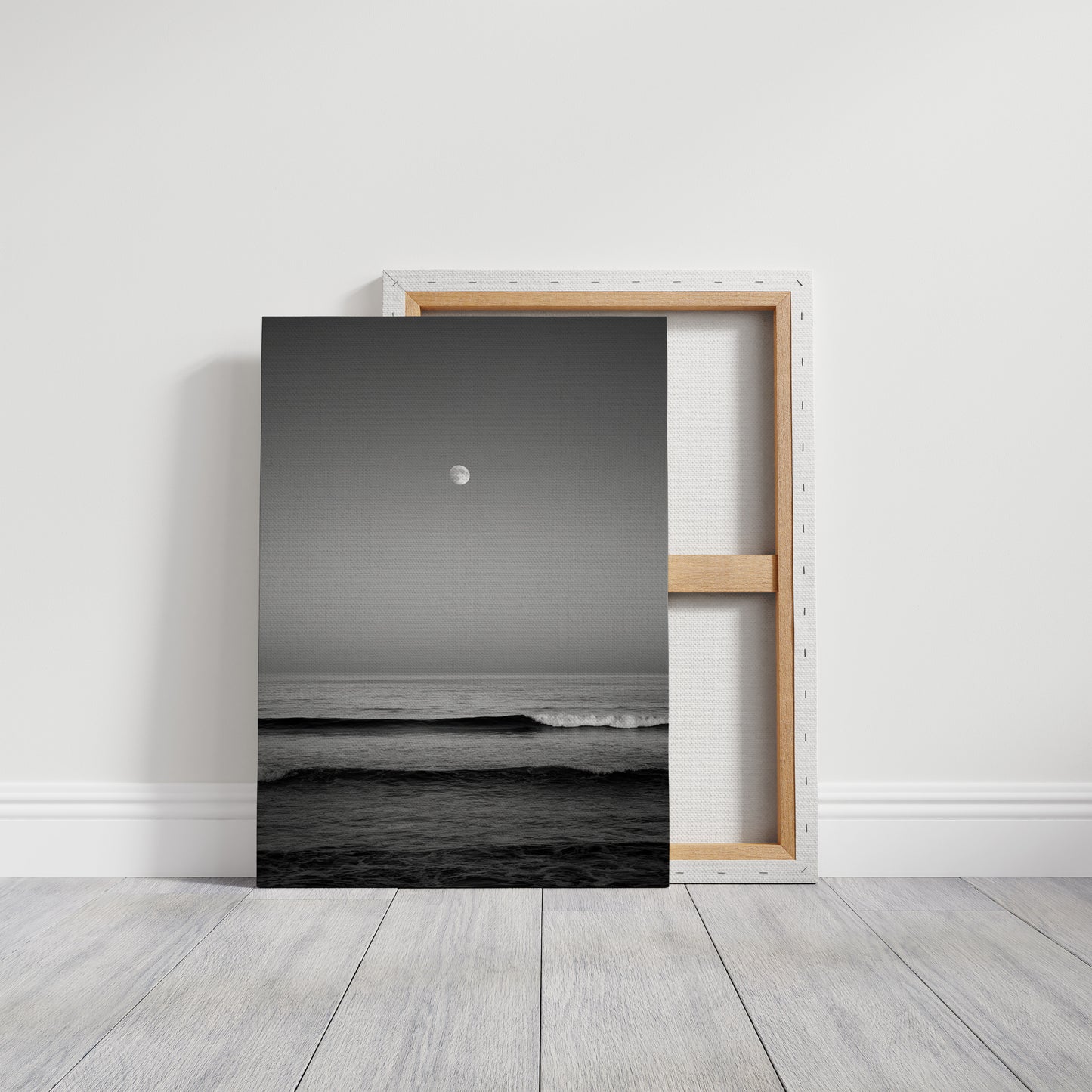 Moonlit Tide and Quiet Reflections