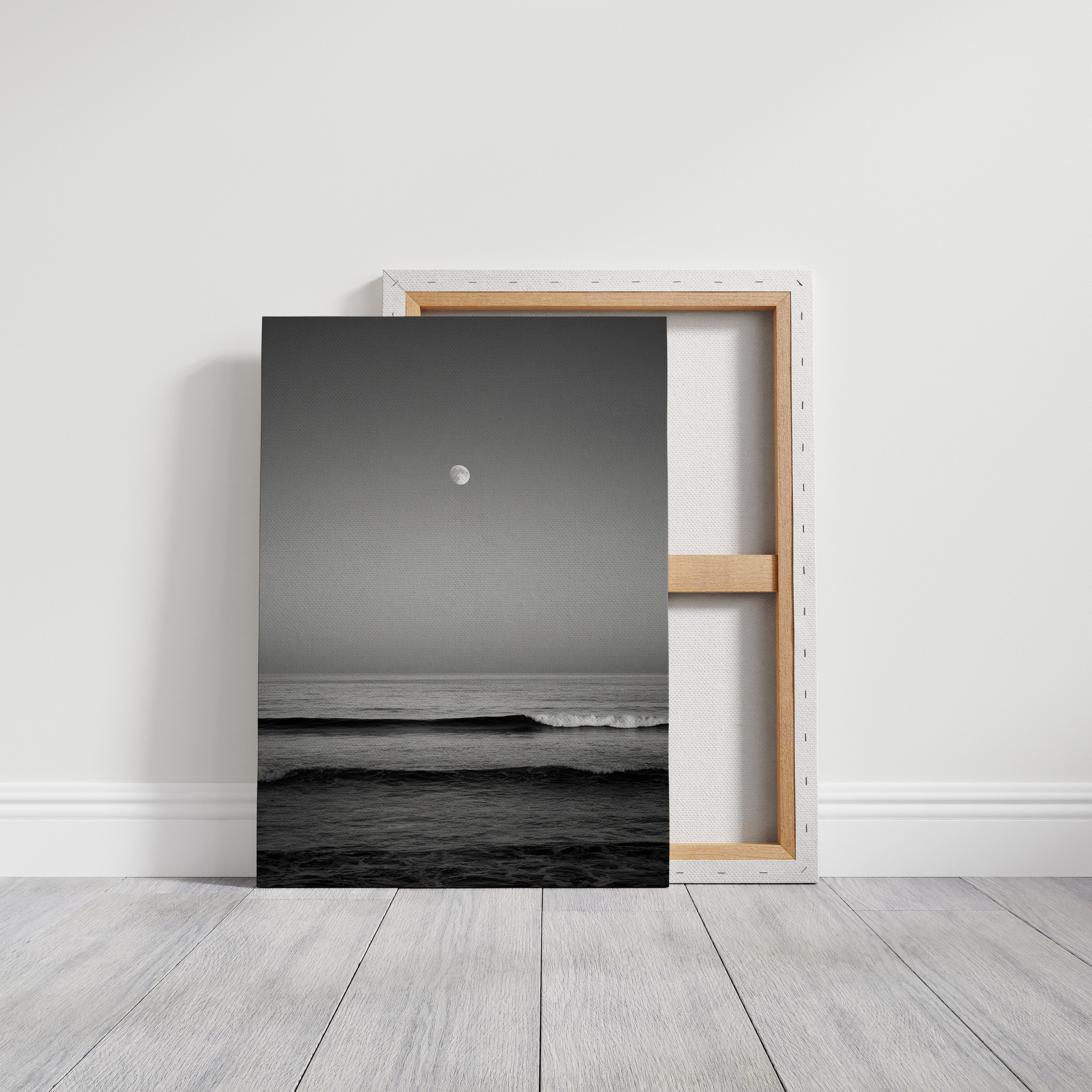 Moonlit Tide and Quiet Reflections