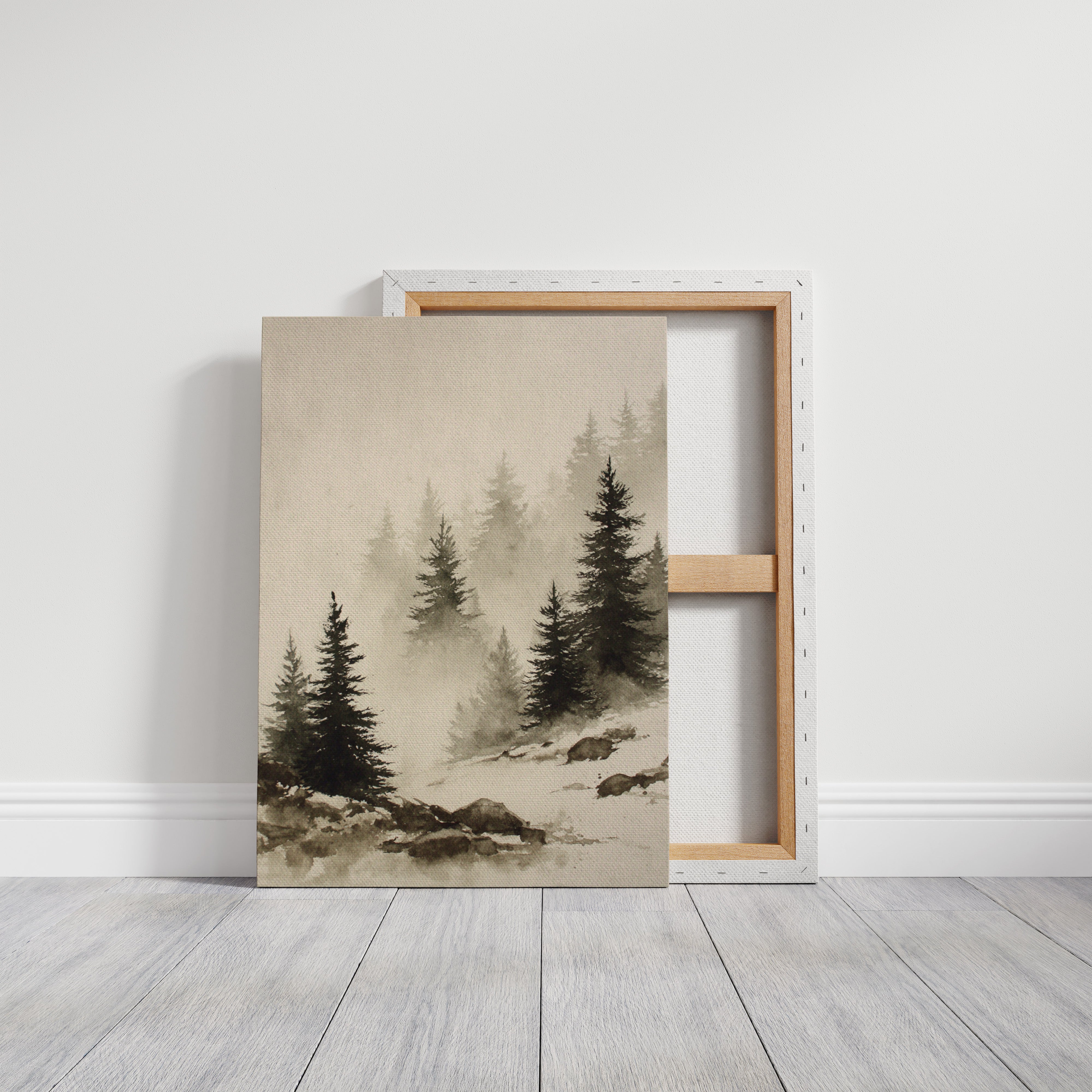 Mist Over Timeless Pines