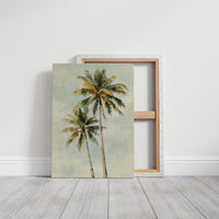 Coastal Whispers Against Mint Sky