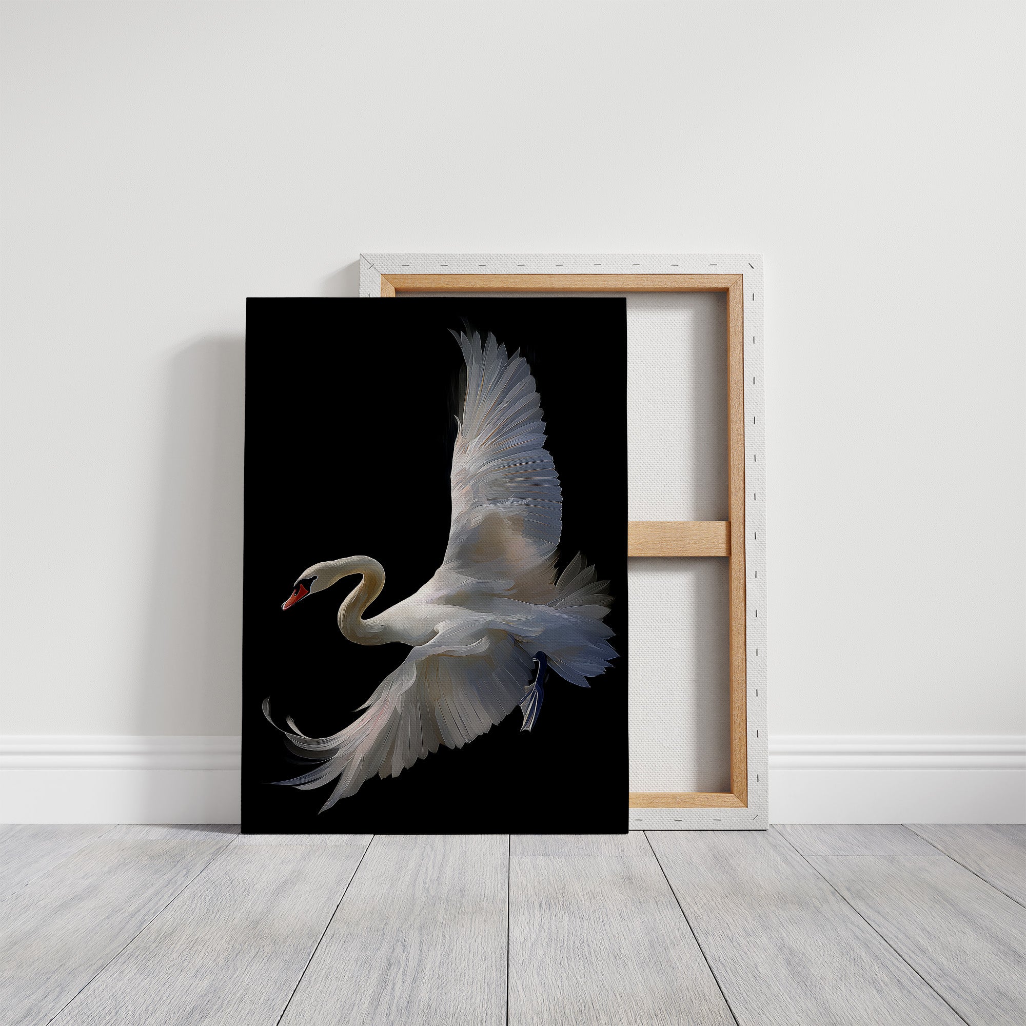 White Swan Graces The Night Bar