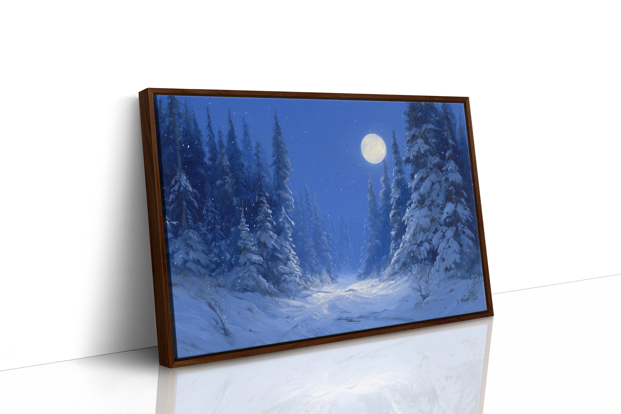 Frost Path Under Winter's Glow