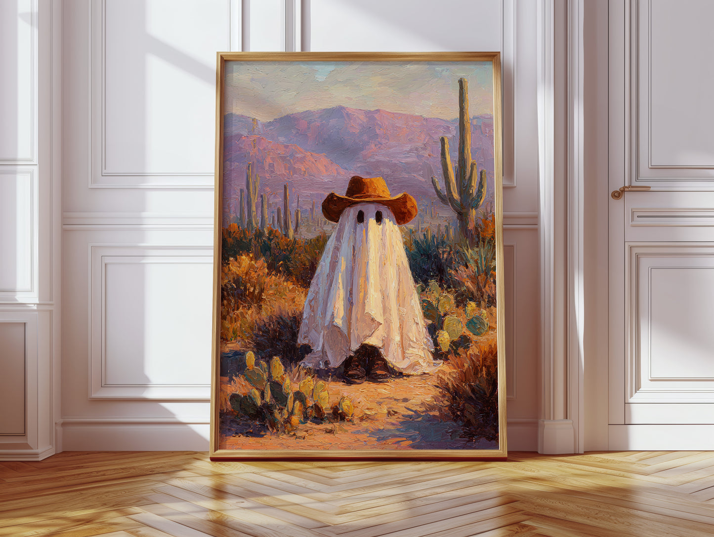 A Cowboy's Playful Mirage