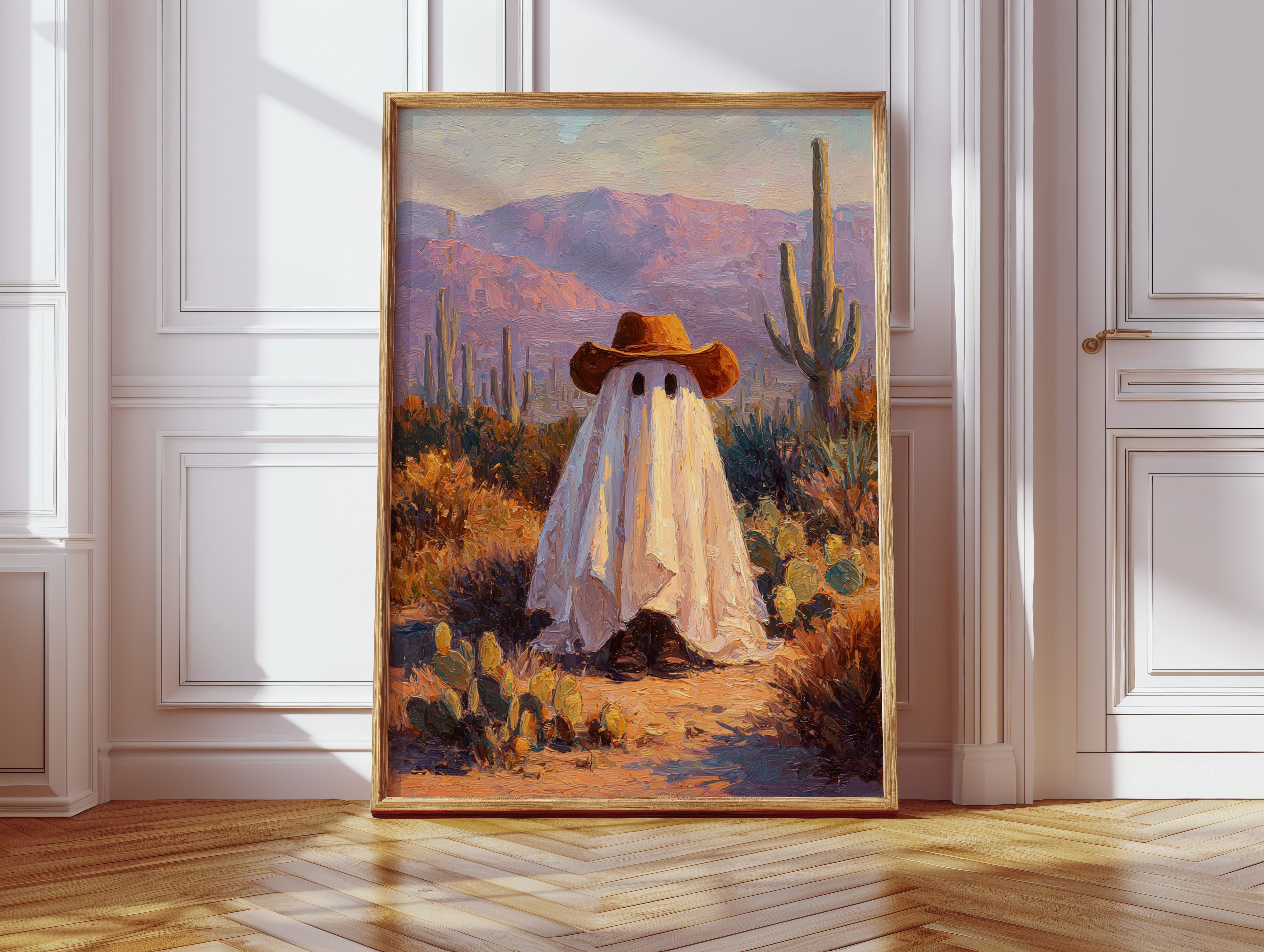 A Cowboy's Playful Mirage