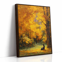 October Pages Between Golden Branches