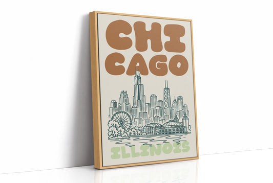 Chicago, Bubble Letter Skyline