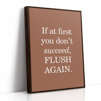 Bathroom Wisdom Glows In Bronze