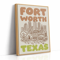 Fort Worth, Bubble Letter Skyline
