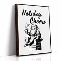 Santa Sips His Midnight Coffee Break