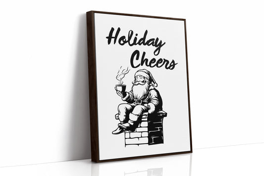 Santa Sips His Midnight Coffee Break