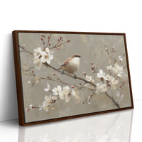 Sparrow Among Spring's First Blossoms