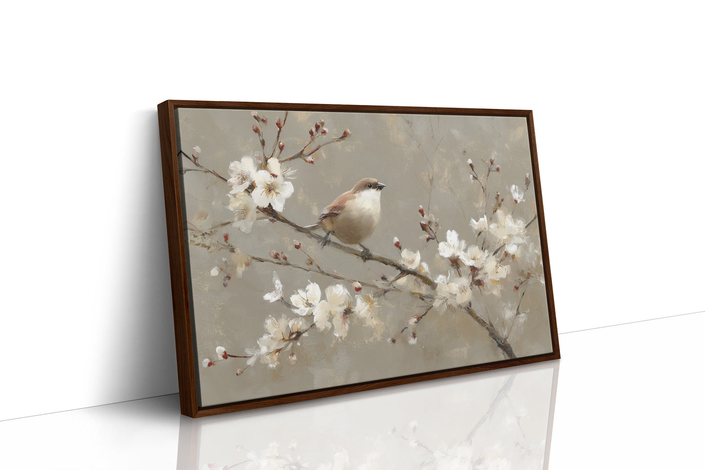 Sparrow Among Spring's First Blossoms