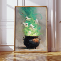 Spirits Dancing in Vibrant Mist
