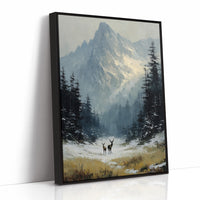 Two Deer, One Peak