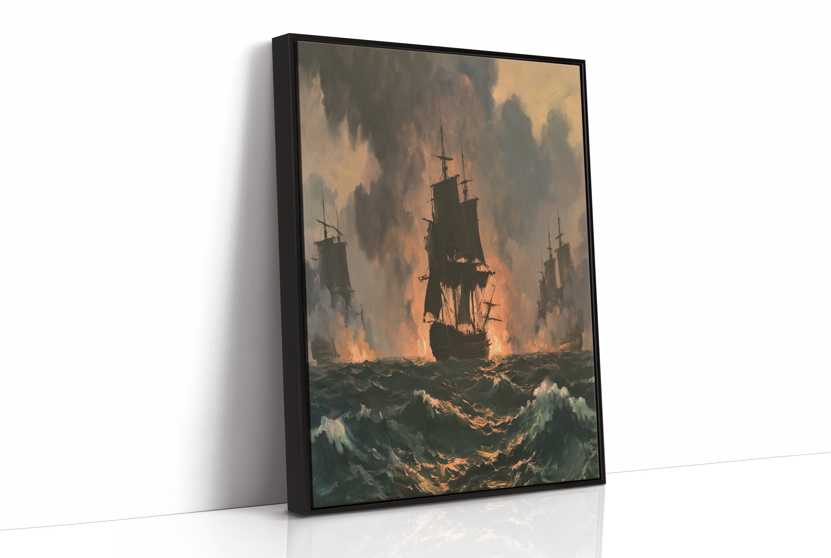 Ghost Fleet On Burning Seas